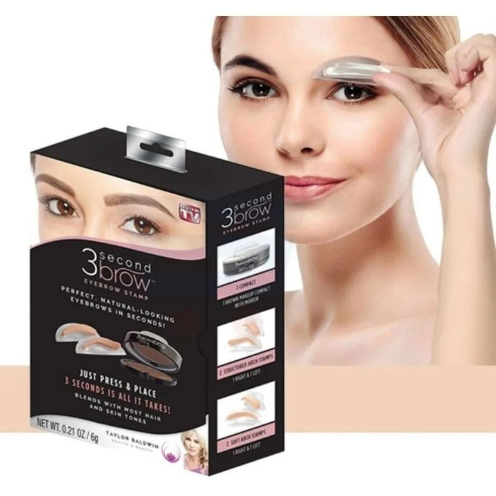 Combo Belleza Depilador Cejas Recargable con Sello de Cejas Maquillaje - La Super Tienda