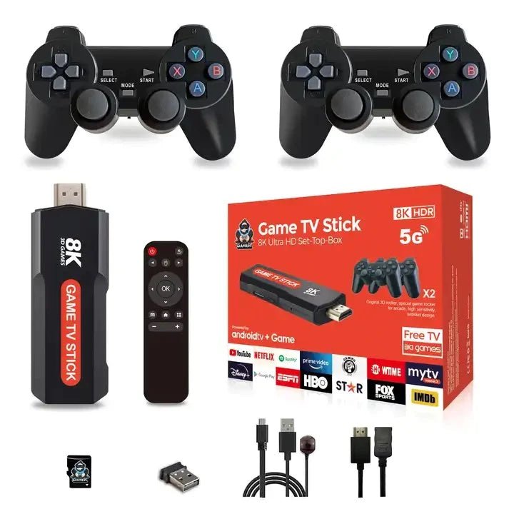Consola de Juegos + TV Box Incluye Dos Controles Q9 - La Super Tienda